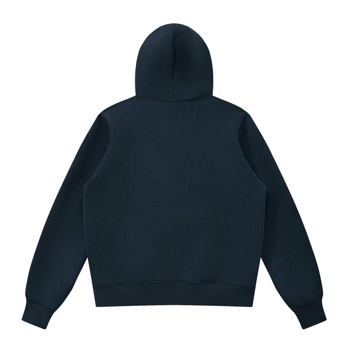 Navy Signature Full Zip Fleeced Jacket