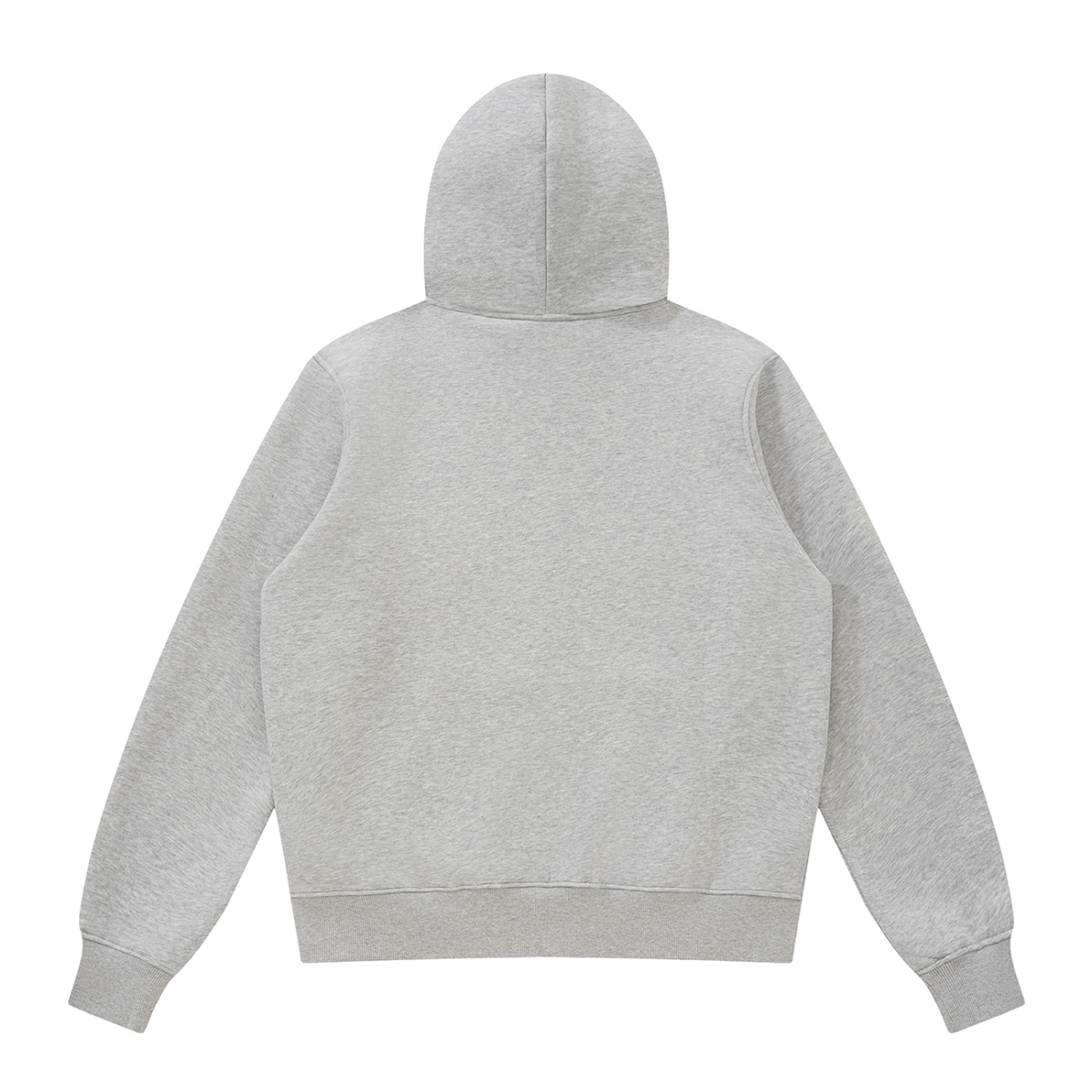 Marl Grey Signature Full Zip Fleeced Jacket