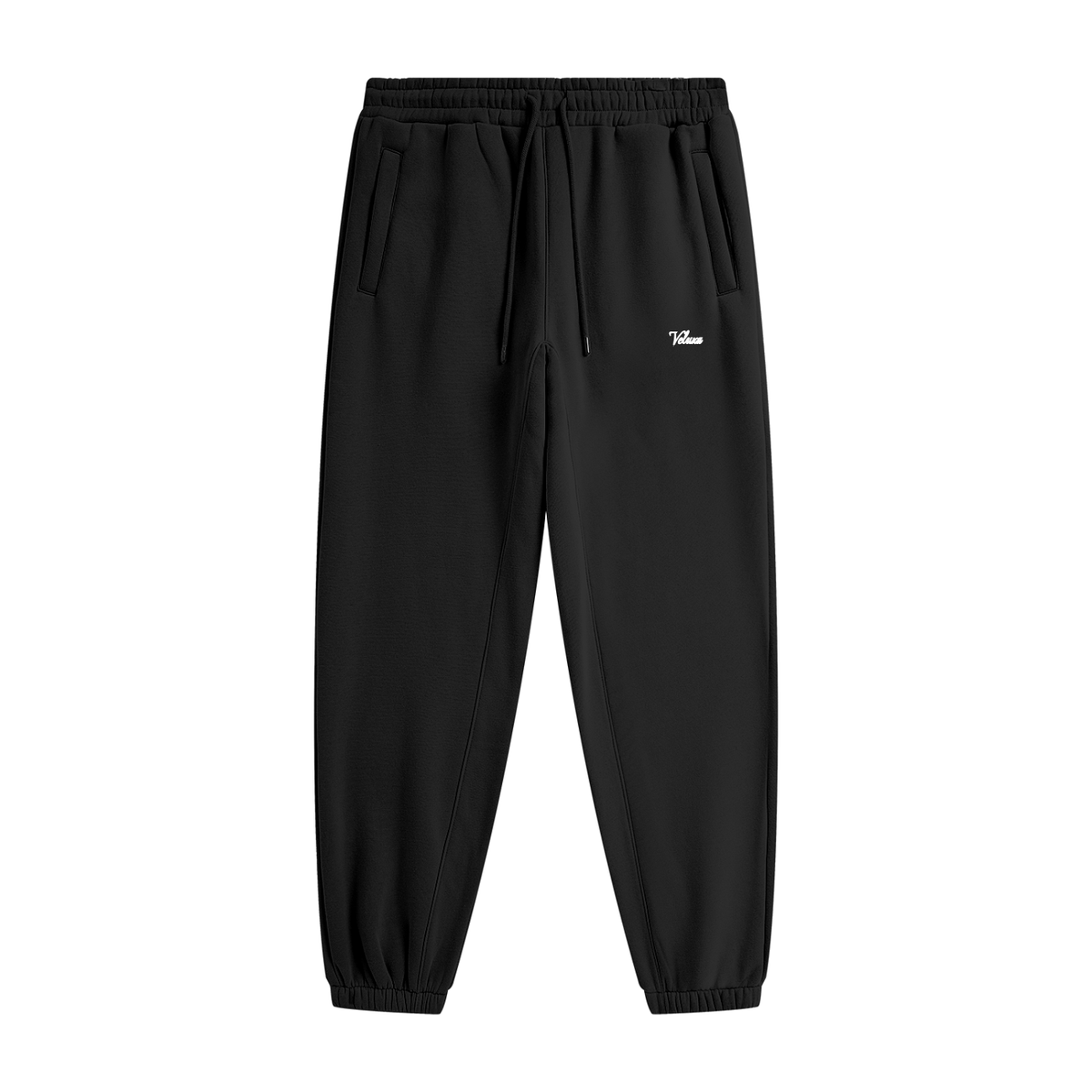 Black Signature Cuffed Joggers