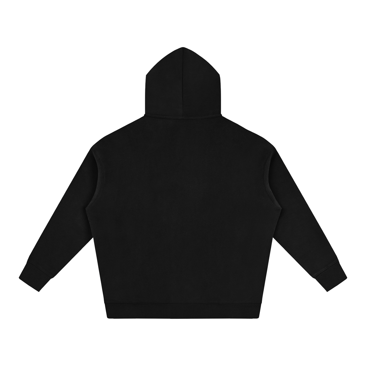 Black Oversized Signature Hoodie